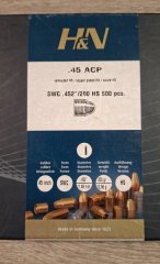 H & N SWC.45 ACP Geschosse