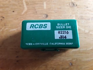 RCBS Bullet Sizer/Einsatz Nr.314 für Kalibrier-u. Fettpresse