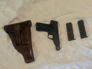 Walther PP1 7,65 Zella St. Blasi + Holster + 2 Magazine