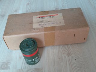 Nebelwurfkörper rot Silberhütte, DDR, Handgranate, Gewehrgranate, NVA