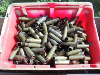 320st. Hülsen 7,62x39, Surplus / Russisch/Tchechisch,keine Dellen/Beulen,1x abgefeuert