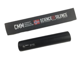 A-TEC Schalldämpfer mit 1/2"-28 UNEF Gewinde mit F Kennzeichnung