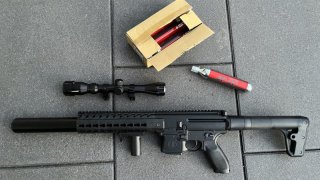 SIG Sauer MCX CO2 4,5 mm F – Zielfernrohr + 7 CO2-Kartuschen + Diabolos