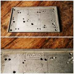 Montageplatte RCBS für Pulverfüller oder Zündhütchen Setzgerät
