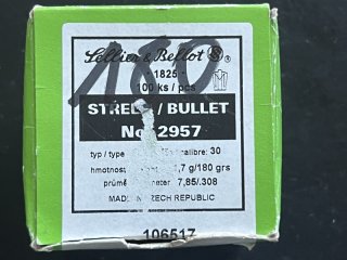 .308 Geschosse S&B 180 gn 59 Stk.