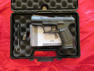 Walther P99 Schreckschuss Pistole 9mm P.A.K. schwarz, PTP 762, NEU und OVP!