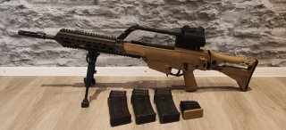 Heckler & Koch HK 243 S TAR (RAL8000) inkl. HKV, Zweibein & Zubehör