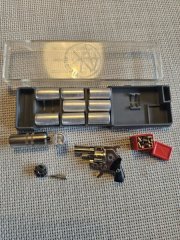 RARITÄT: Xythos Miniatur-Revolver Set 2mm | Unbeschossen / Vitrinenstück / Komplett!