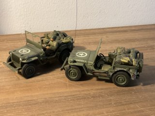 Willys Jeep (2) US Army 1/35 Metall …