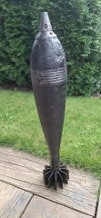 DEKO Russische 120 mm Wurfgranate - ORIGINAL WW 2