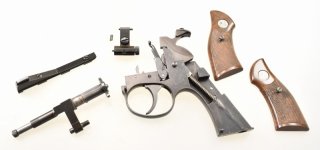 Konvolut freie Teile zum EM-GE / Gerstenberger & Eberwein 4mm Revolver Modell 41 rl