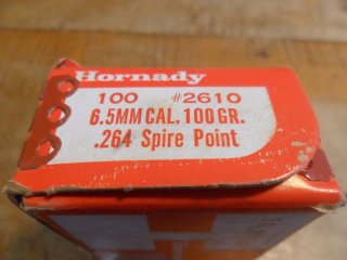 84 Stück Geschosse Hornady Spire Point .264 6,5 mm 6,4 g 100 grs 2610