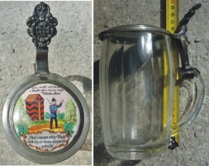 Orig. Reservistenkrug um 1900