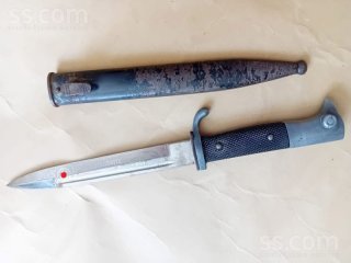 Bajonett / Ausgeh Seitengewehr für K98, WK.2,Klingenätzung