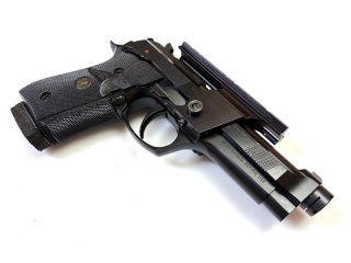 Pistole - Beretta Mod. 92 "Combat Short" mit Picatinny-Schiene | 9mmLuger