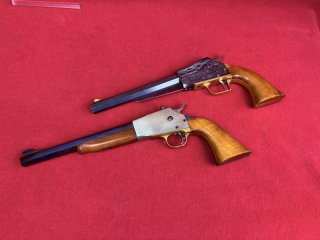 2x Tingle Pistolen, Palmetto u. Armi San Marco, .44BP, .36BP
