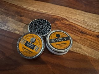 RWS Präzisions-Rundkugeln Punkt-Kugel Nr. 9 (4,40 mm) – Dynamit Nobel – Vintage / Sammlerdosen