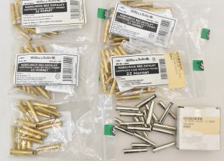 120 Hülsen .22 Hornet S&B und Remington