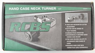 RCBS Hand-Halsdreher mit Schnellwechsel Hülsenhalter #90401 Hand Neck Turner