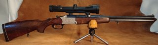 Blaser Bockdoppelbüchse Kal. .30-06Spring & .22Hornet