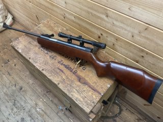 Luftgewehr NORCONIA B88, Seitenspanner, Kal.4,5mm, mit Zielfernrohr! top Zustand!