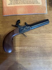 Davide Pedersoli Vorderlader Pistole Liegi Derringer