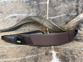 Gewehrriemen Mauser Deluxe Leder/Neopren braun NEU von WAFFEN FLÜHR ANSBACH