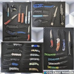 Riesiges Konvolut Taschenmesser / Klappmesser (35 Stück) – Fantasy, Tactical, Totenkopf-Motive