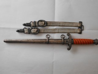 Heeresoffiziersdolch, Original von Eickhorn,Gehänge