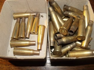 36 Boxerhülsen 8 mm Lebel PPU