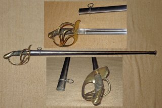 Preußen Extra Pallasch für Kürassiere Degen um 1900