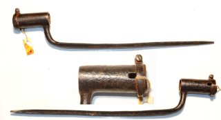 frühes Tüllenbajonett, 30,1 cm lange Dreikantklinge