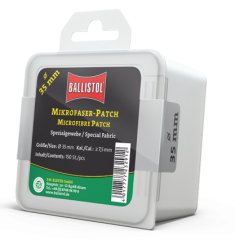 150x BALLISTOL Mikrofaser PATCH Ø35mm RUND Hohe Effizienz Saugfähigkeit Festigkeit ab Cal. 30 7,5mm