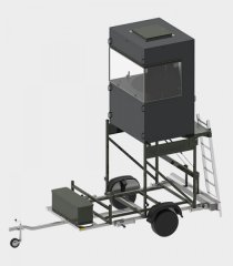 Schwarz mobile Jagdkanzel, NEU