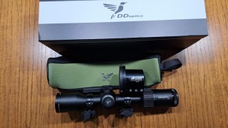 DDoptics 1,5-15x40 NXT I-Fiber,Innogun-Zero-Pica-Montage, Adapter Präzise Jagen, Huckepackmontage