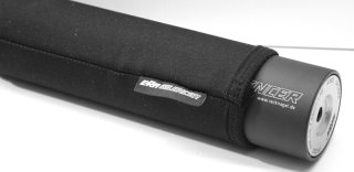 1 x Recknagel ERA Silencer Schalldämpfer Schutzhülle by Niggeloh | Schwarz 235mm x 50mm > SOB 1 2 2S