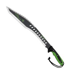 *AKTION* Zombie Dead Machete - 46cm / 63cm - Schwarz / Grün - rostfreier Stahl - mit Scheide