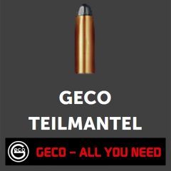 50 Stück NEUE GECO Geschosse Teilmantel/Softpoint 8MM S / .323 - 12,0g/185gr #2145421Rehwild+Mittel