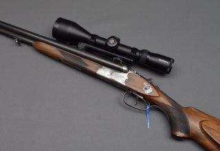 Drilling Sauer & Sohn Kaliber 16/70 8x57IRS, mit ZF S&B Nikko 3-12x56 Abs.4 Dot, gut