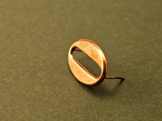 Zahl Null zu Schweizer Armee Tschako M1869 goldfarbig