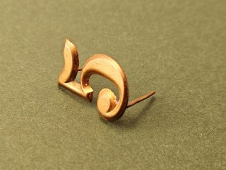 Zahl Fünf zu Schweizer Armee Tschako M1869 goldfarbig
