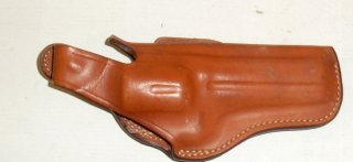 Original Bianchi Holster 5BH rechts 4", Leder für Colt 38/357mag