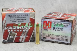 Hornady V-Max .22 Hornet 35gr. 2,3g 25 Stück 2008302