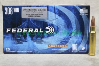 Federal Power Shok .308 Win Teilmantel 180gr. 11,7g 20 Stück 300308B