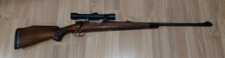 Repetierer Kettner 7mm Rem Mag ZF Zeiss Abs. 1, 7mm Magnum Remington Holzschaft E.Kettner Köln