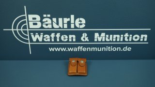 FN Leder-Gürteltasche, vermutlich für Colt M1911 Magazine, Magazin Gesamtlänge ca. 11cm