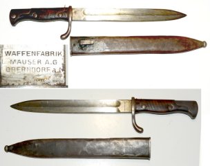 Bajonett 98/05, gekürzte Variante, Mauser