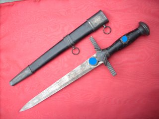 Luftschutz-Führerdolch RLB 2. Modell, Dolch, Säbel, Degen, Messer, Bajonett