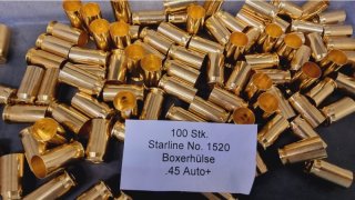 .45 Auto+ Boxer-Hülsen Starline No.1520 100 Stk. # SSZ Berka