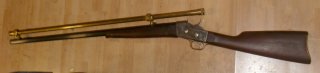 Pedersoli Rolling block 45/70 mit zeitgenössigem Zielfernrohr